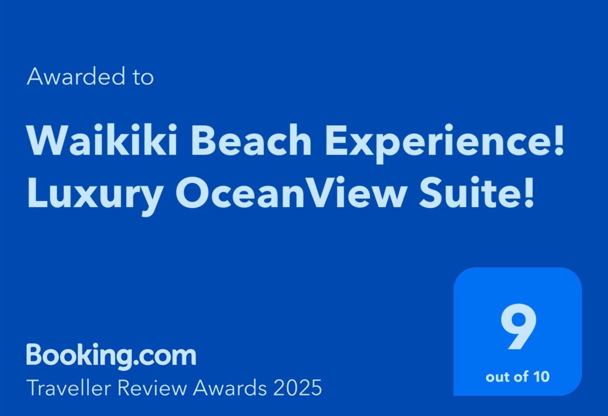 Waikiki Beach Experience! Luxury Oceanview Suite! Honolulu Eksteriør bilde